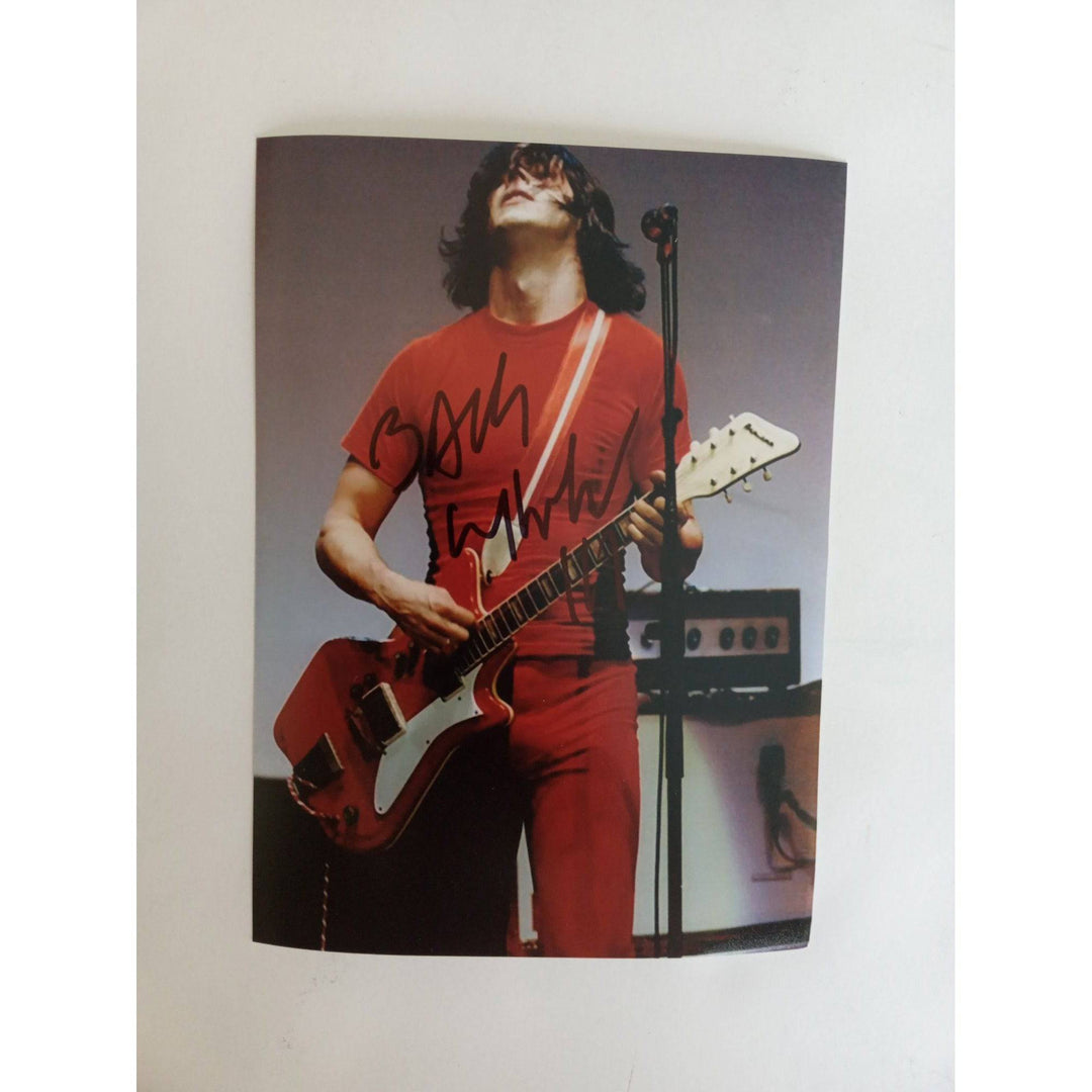 Jack White of the White Stripes 5 x 7 photo signed with proof