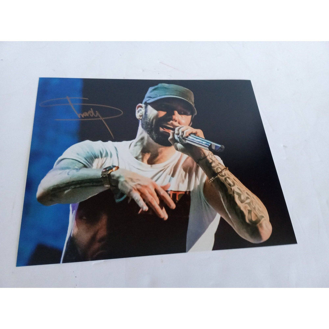 Marshall Mathers Eminem Slim Shady 8 by 10 signed photo with proof