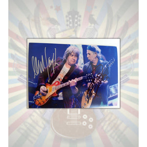 Mick Taylor and Keith Richards 5 x 7 photo signed with proof