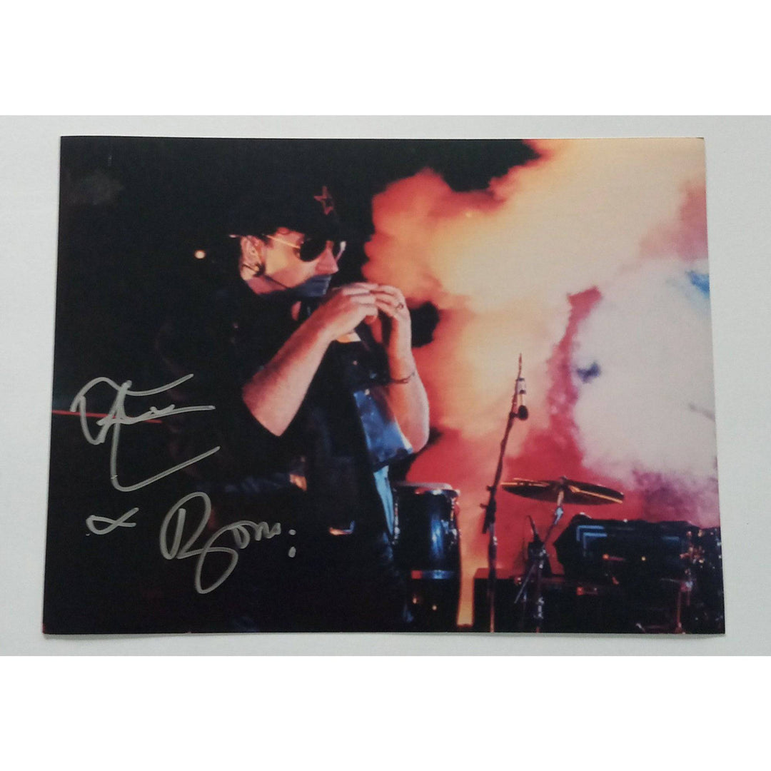 Paul Hewson Bono of U2 8 by 10 signed photo with proof