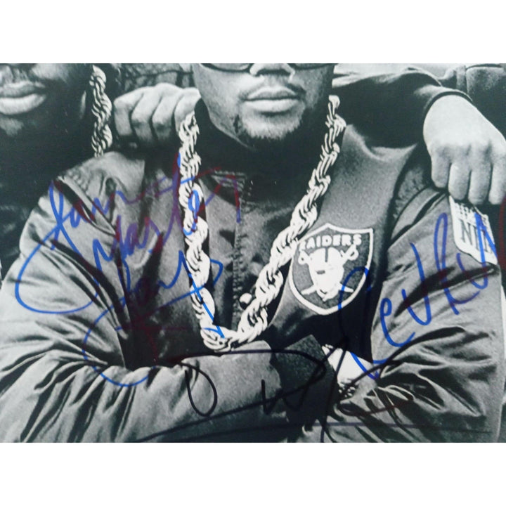 Run DMC 8 x 10 signed photo with proof - Awesome Artifacts 