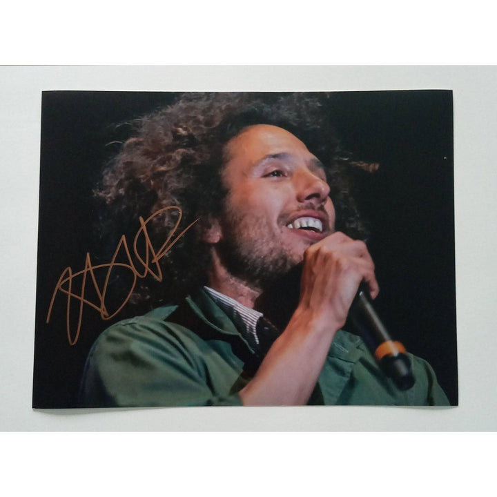 Zack de la Rocha Rage Against the Machine 8 by 10 signed photo with proof