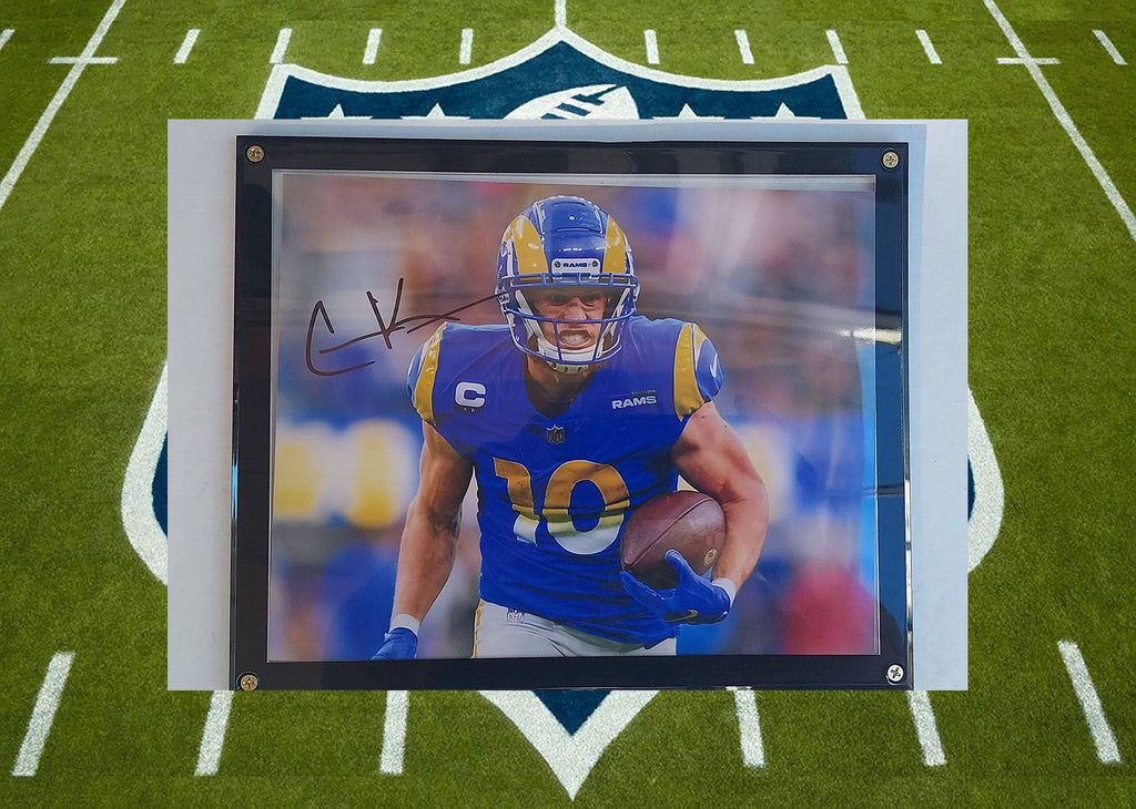 Cooper Kupp Los Angeles Rams 8x 10 photo signed with proof