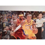 Load image into Gallery viewer, Kobe Bryant and LeBron James 16 x 20 photo signed with proof
