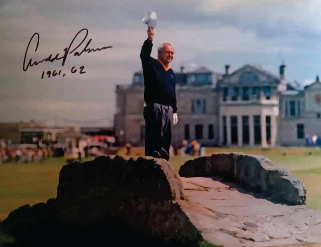 Arnold Palmer 8x10  photo signed with proof - Awesome Artifacts 