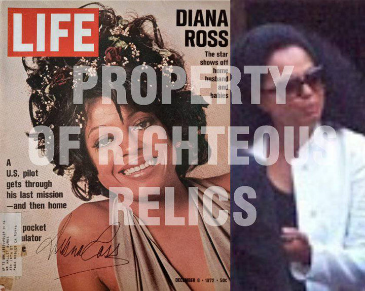 Diana Ross call Life original magazine signed with proof - Awesome Artifacts 