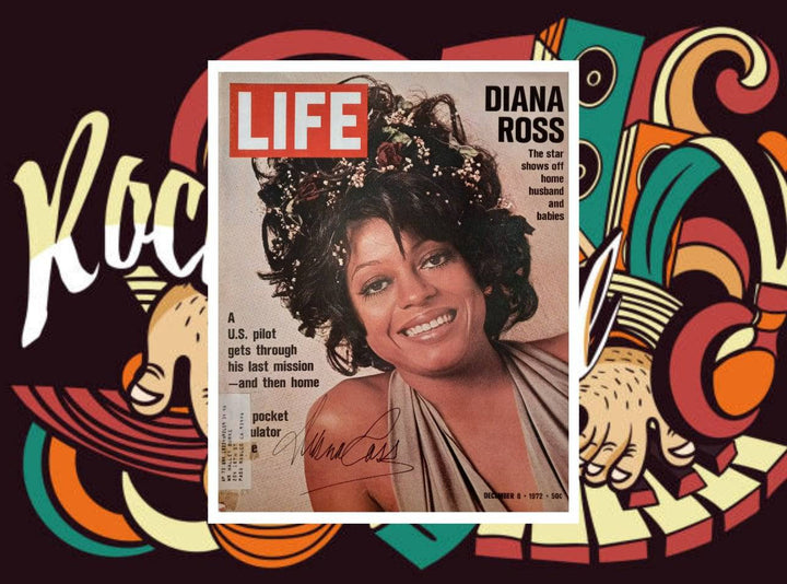 Diana Ross call Life original magazine signed with proof - Awesome Artifacts 