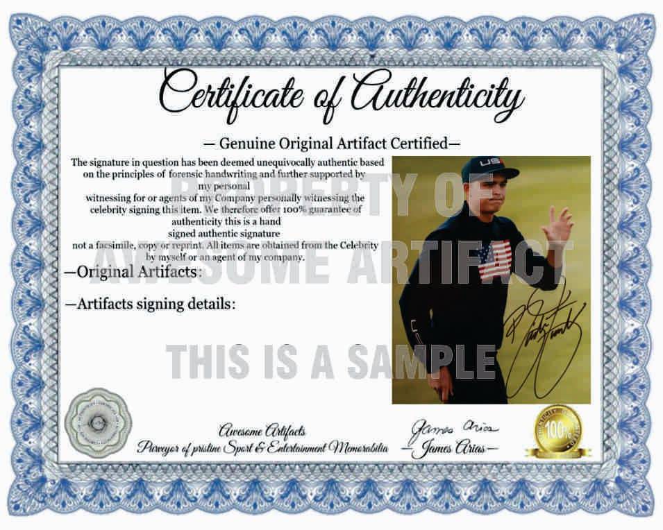 Rickie Fowler golf star 8x 10 photo signed with proof - Awesome Artifacts 