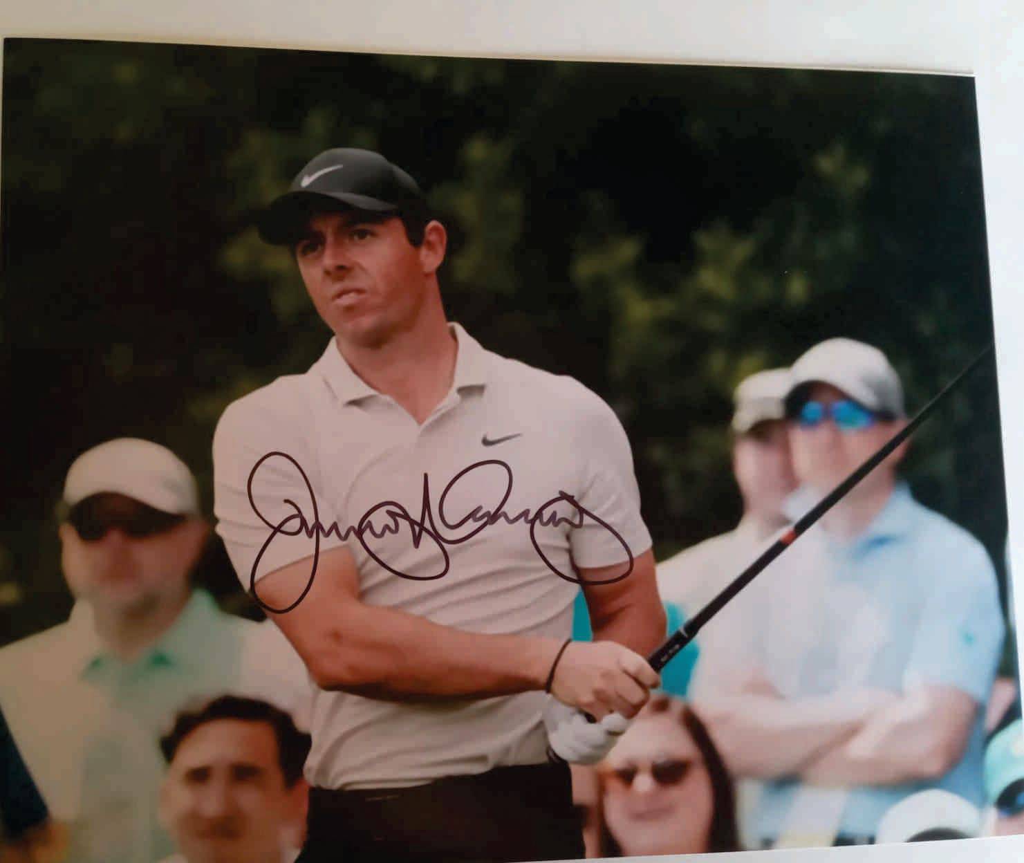 Rory McIlroy 8 x 10 photo signed with proof - Awesome Artifacts 