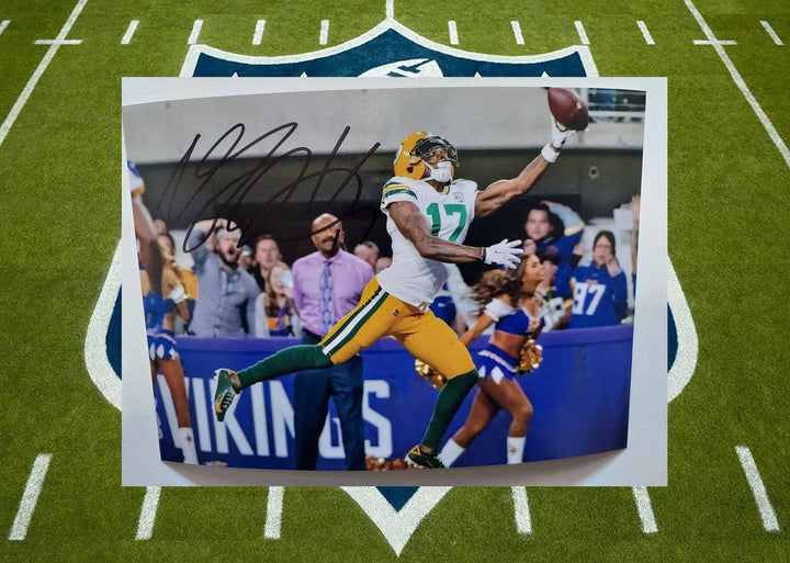 Davante Adams Green Bay Packers 5 by 7 photo signed with proof - Awesome Artifacts 