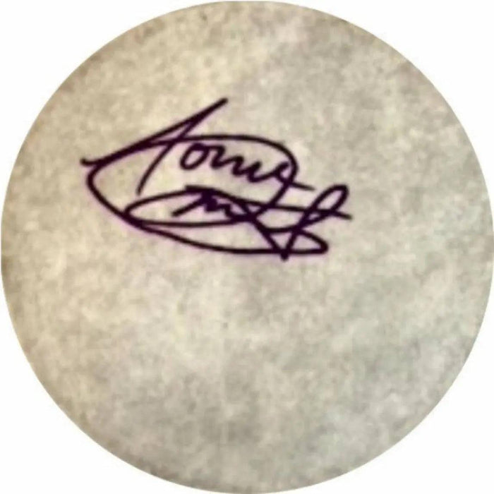 Janet Jackson signed tambourine with proof