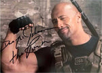 Load image into Gallery viewer, Dwayne Johnson Luke Hobbs The Rock Fast and Furious 5 x 7 photo signed with proof - Awesome Artifacts 
