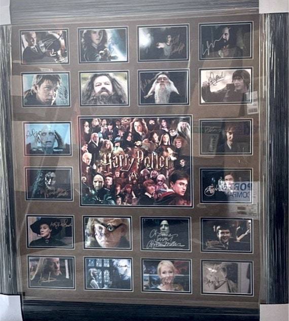 JK Rowling, Daniel Radcliffe, Ralph Fiennes, Emma Watson, Harry Potter signed with proof - Awesome Artifacts 