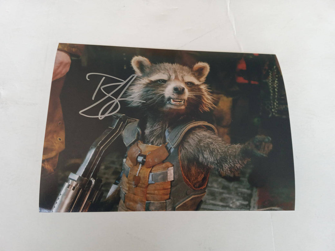 Bradley Cooper rocket Guardians of the Galaxy 5 x 7 photo signed with proof - Awesome Artifacts 