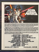 Load image into Gallery viewer, Star Wars Cast Signed George Lucas, Carrie Fisher, Harrison Ford framed photo collection with proof
