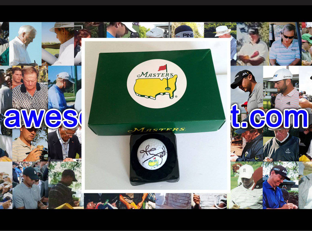 Adam Scott Masters champion signed golf ball - Awesome Artifacts 