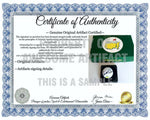 Load image into Gallery viewer, Arnold Palmer Masters golf ball signed with proof - Awesome Artifacts 
