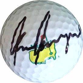 Dustin Johnson Masters golf ball signed with proof - Awesome Artifacts 