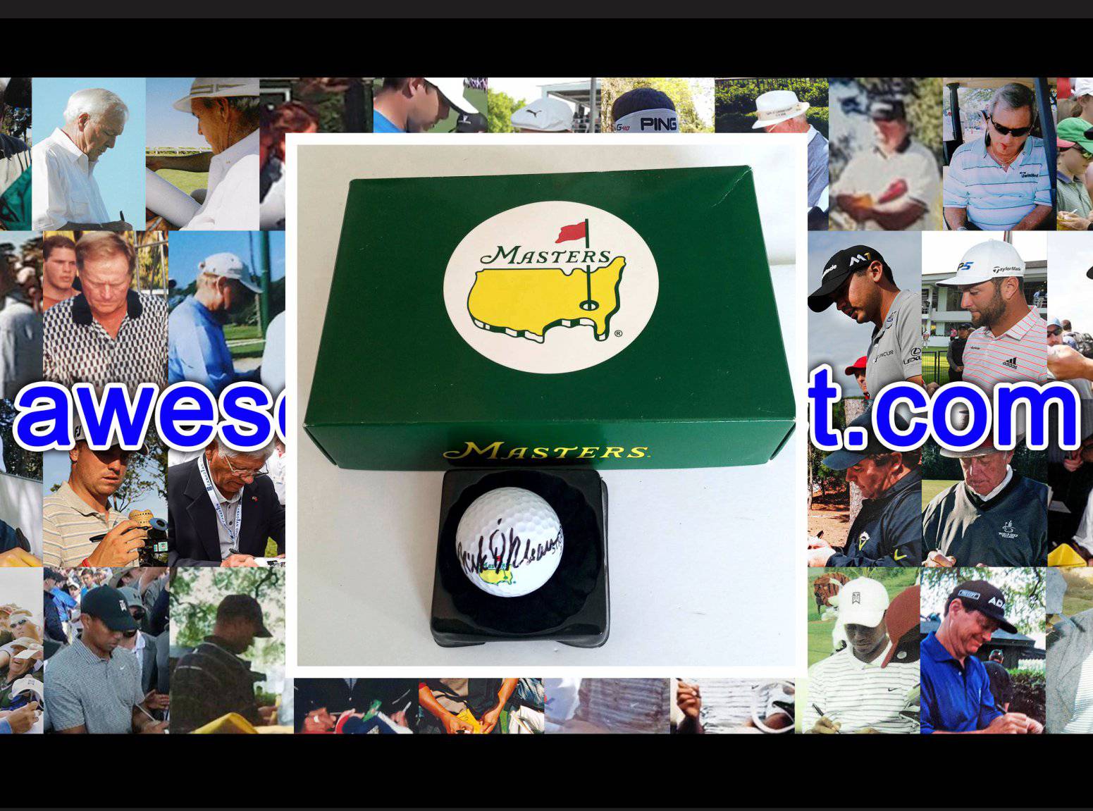 Mark O'Meara Masters golf ball signed - Awesome Artifacts 