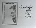 Load image into Gallery viewer, Byron Nelson Masters golf scorecard signed with proof - Awesome Artifacts 
