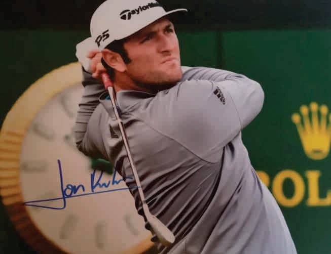 Jon Rahm PGA golf star 8 x 10 photo signed with proof - Awesome Artifacts 