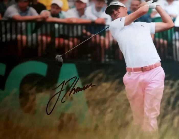 Justin Thomas PGA golf star 8 x 10 photo signed with proof