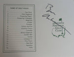 Load image into Gallery viewer, President Bill Clinton Masters Golf scorecard signed with proof - Awesome Artifacts 
