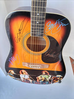 Load image into Gallery viewer, CSNY David Crosby, Neil Young, Graham Nash and Stephen Stills one of a kind guitar signed
