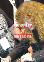 Load image into Gallery viewer, Dave Mustaine signed microphone with proof - Awesome Artifacts 
