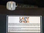 Load image into Gallery viewer, Lady Gaga signed and framed microphone with proof
