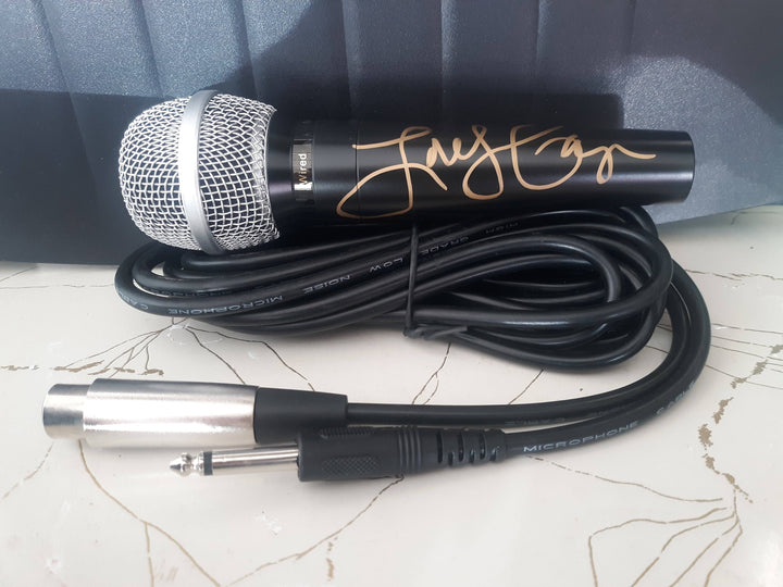 Lady Gaga signed microphone with proof - Awesome Artifacts 