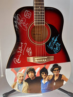 Load image into Gallery viewer, Mick Jagger, Charlie Watts, Keith Richards, Ronnie Wood one of a kind guitar signed with proof
