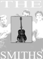 Load image into Gallery viewer, Morrissey and The Smiths acoustic one of a kind guitar signed with proof - Awesome Artifacts 
