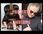 Load image into Gallery viewer, Morrissey and The Smiths acoustic one of a kind guitar signed with proof - Awesome Artifacts 
