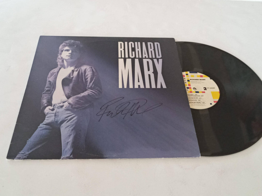 Richard Marx LP signed with proof