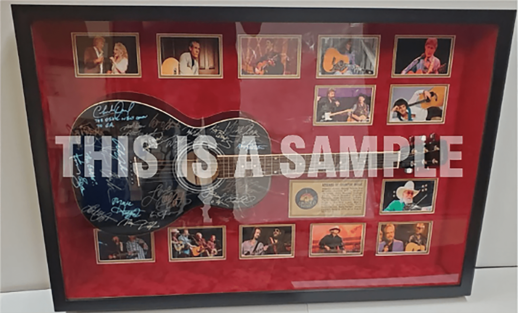 Scott Stapp, Mark Tremonti, Scott Phillips, Creed signed one of a kind guitar with proof - Awesome Artifacts 