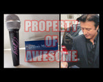 Load image into Gallery viewer, Steve Perry signed microphone with proof - Awesome Artifacts 
