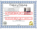 Load image into Gallery viewer, Warren G,  Warren Damonte Griffin microphone signed with proof
