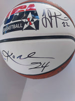 Load image into Gallery viewer, 2008 USA basketball team signed Kobe Bryant, LeBron James, Dwyane Wade, Chris Paul basketball signed with proof
