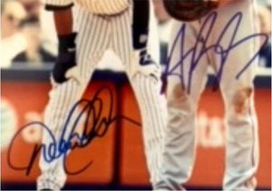 Albert Pujols and Derek Jeter 8 x 10 photo signed with proof - Awesome Artifacts 