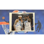 Load image into Gallery viewer, Karl Anthony Towns Anthony Edwards Minnesota Timberwolves 8x10 photo signed with proof
