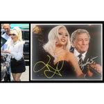 Load image into Gallery viewer, Tony Bennett and Lady Gaga 8x10 photo sign with proof
