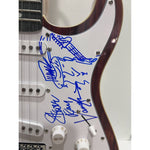 Load image into Gallery viewer, Stevie Ray Vaughan and Double Trouble  CURLY BURL MAPLE 6 STRING ELECTRIC GUITAR vintage wood electric guitar signed with proof
