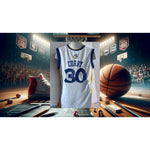 Load image into Gallery viewer, Stephen Curry Golden State Warriors game model jersey signed with proof
