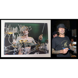 Tommy Lee Motley Crue legendary drummer 5x7 photo signed with proof