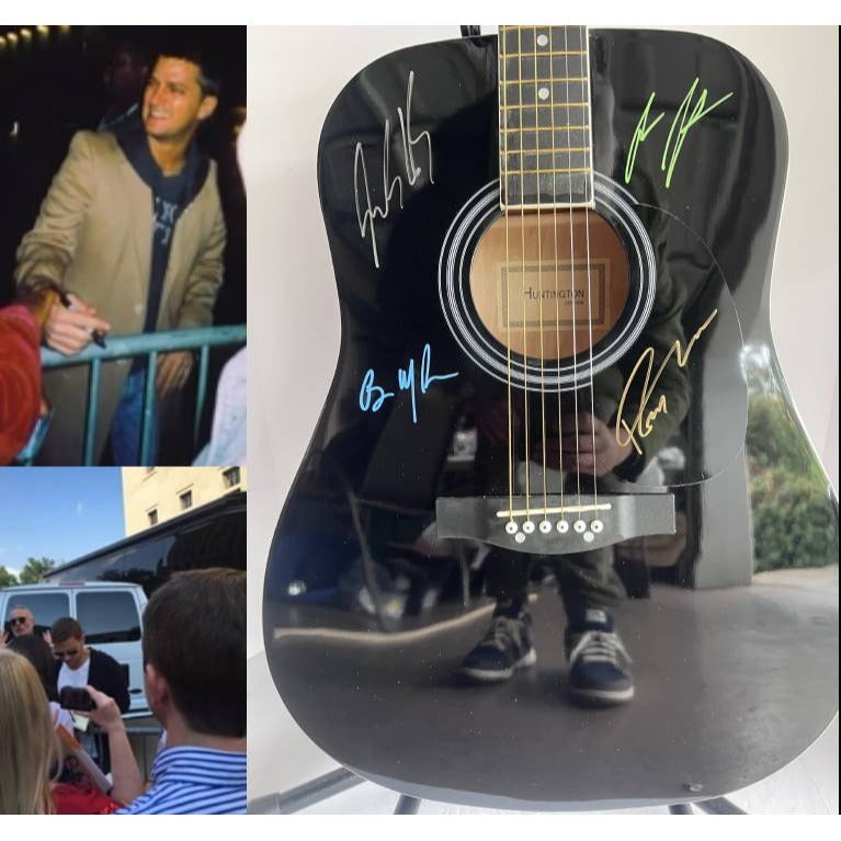 matchbox twenty one of a kind acoustic guitar signed