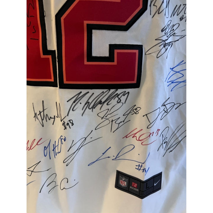 Tom Brady Tampa Bay Buccaneers Nike mens size large 2019- 2020 Super Bowl champions team signed authentic game model jersey with proof