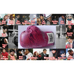 Load image into Gallery viewer, Muhammad Ali Sugar Ray Robinson George Foreman Mike Tyson 12 heavyweight champions Everlast boxing gloves signed with proof
