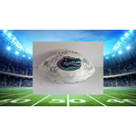 Load image into Gallery viewer, Florida Gators Tim Tebow Urban Meyer Chris Collinsworth Emmitt Smith full size football signed
