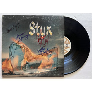 Styx Tommy Shaw James Young Equinox LP signed